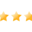 Five golden stars that represent a 5-star review for Puffin Mechanical